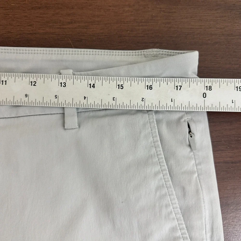 Birddogs Chino Pants Light Gray Cotton Stretch Lined Straight Leg Men 36x32 Read